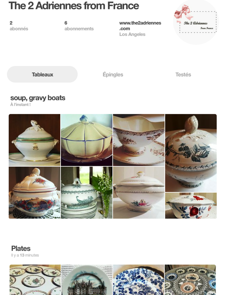 NEW ! Pinterest The 2 Adriennes from France