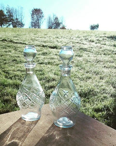 Glass oil vinegar set